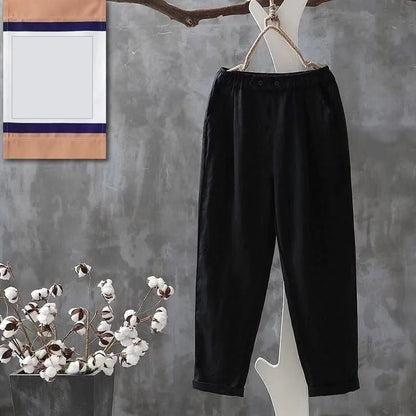 Korean Cropped Harem Pants | Wovetsa