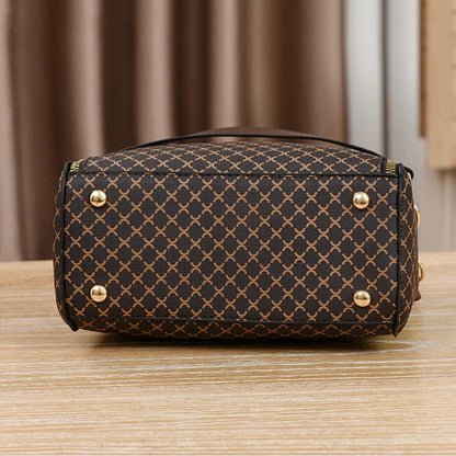 Check Print Bucket Crossbody Bag | Wovetsa