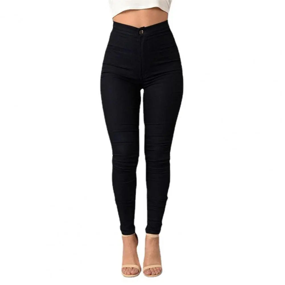 High-Waist Slim Pencil Pants | Wovetsa