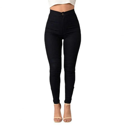 High-Waist Slim Pencil Pants | Wovetsa