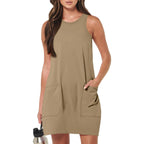 Sleeveless Pocket Sundress | Wovetsa