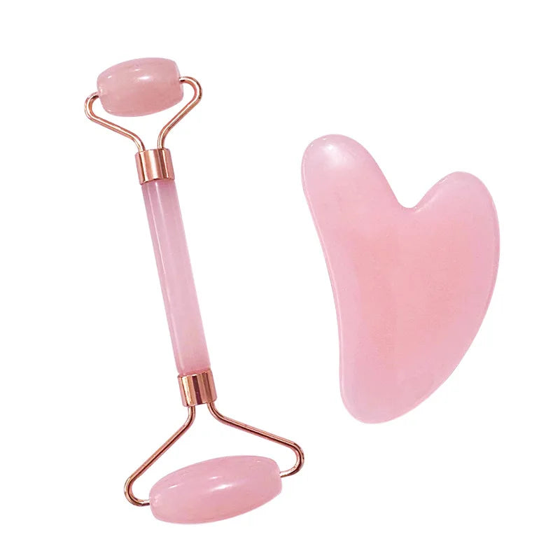 Gua Sha Board & Face Roller Set | Wovetsa