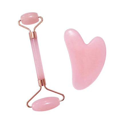 Gua Sha Board & Face Roller Set | Wovetsa