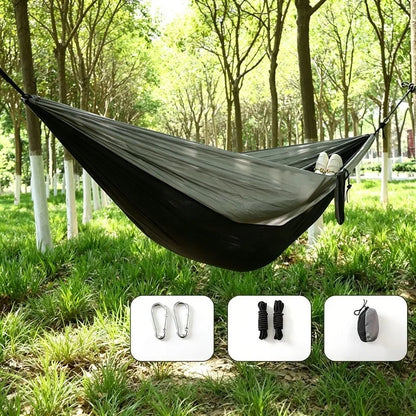 Lightweight Portable Camping Hammock with Tree Straps | Wovetsa