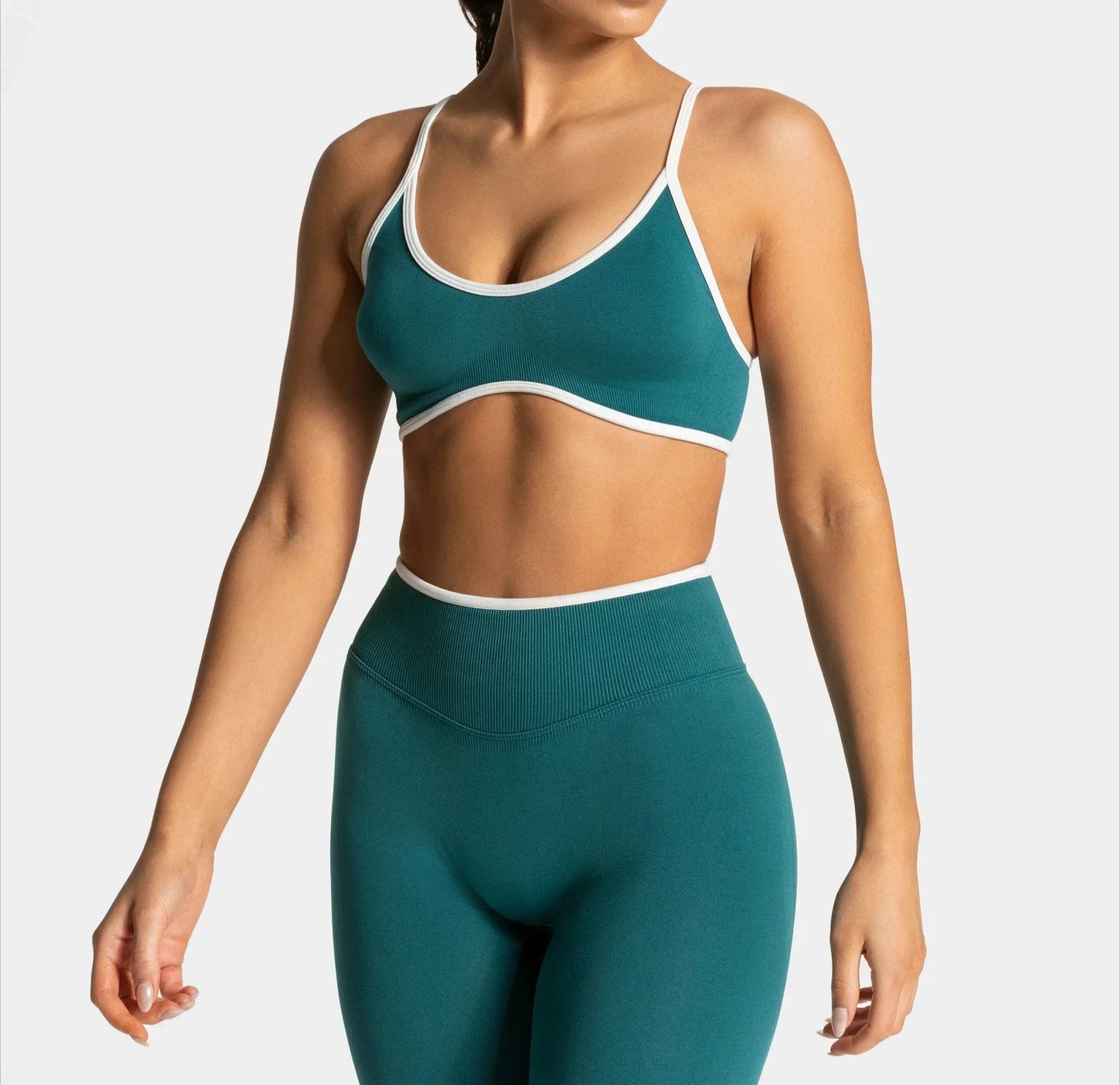 Backless Knit Sports Bra & Yoga Top | Wovetsa