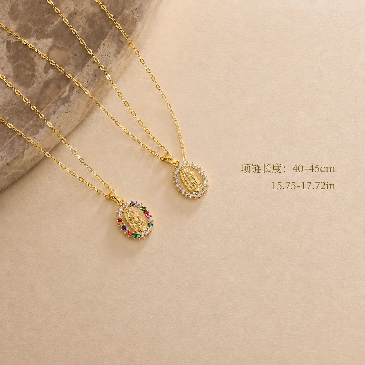 Gold Pendant Necklace Collection | Wovetsa
