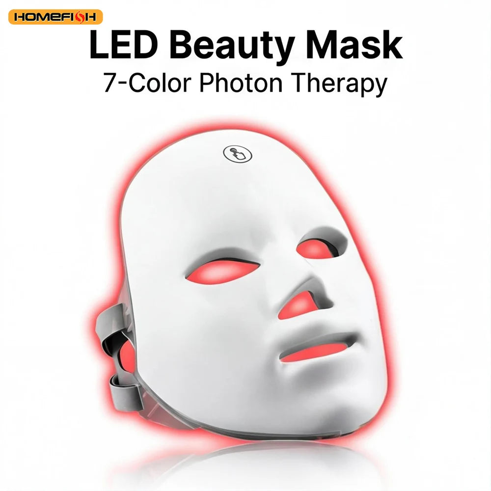 LED Photon Therapy Face Mask for Acne & Wrinkle Removal — Skin Rejuvenation | Wovetsa