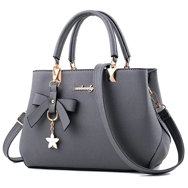 Floral Bowknot PU Shoulder & Crossbody Bag | Wovetsa