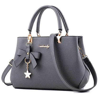 Floral Bowknot PU Shoulder & Crossbody Bag | Wovetsa