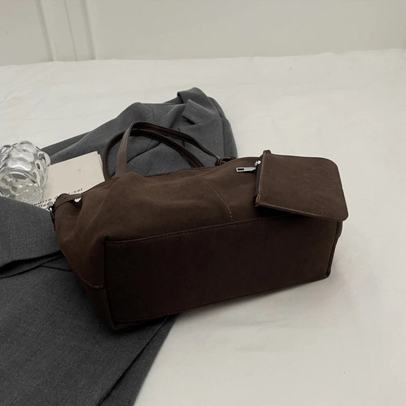 Suede Shoulder Bag | Wovetsa