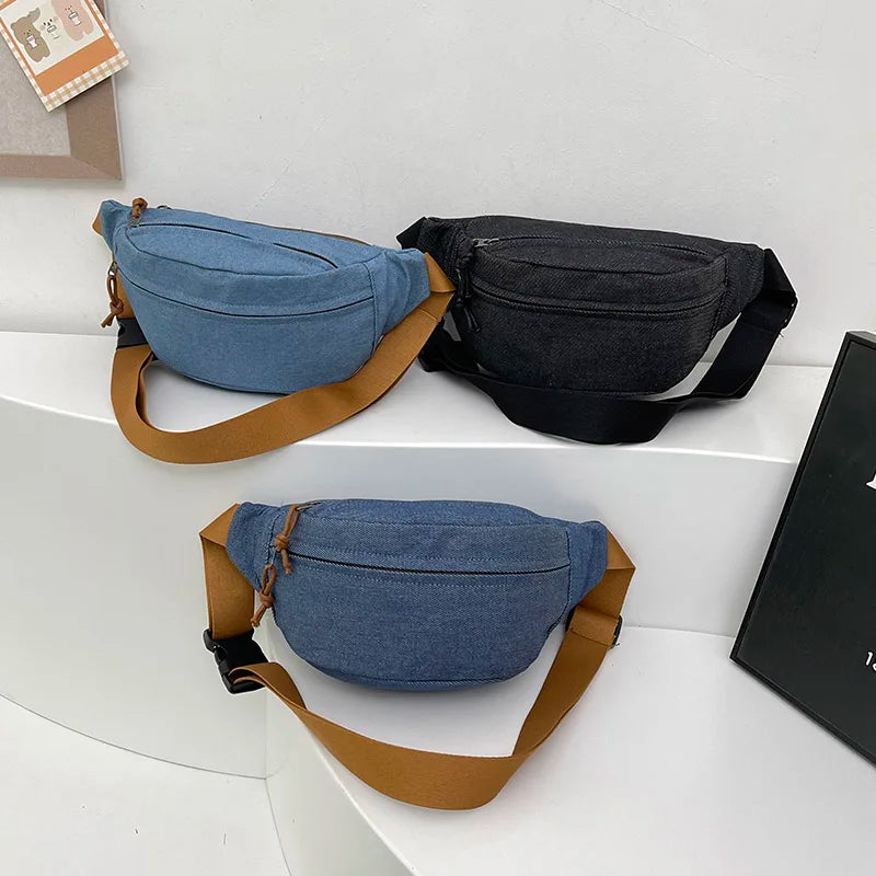 Corduroy Fanny Pack Crossbody Waist Bag | Wovetsa