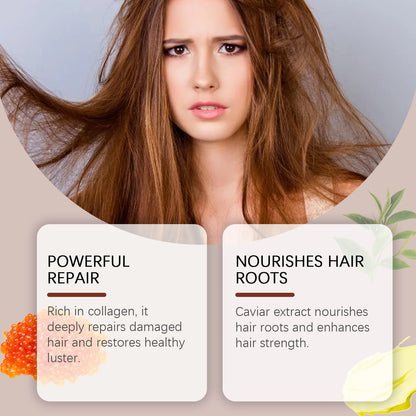Caviar & Keratin Repair Hair Mask | Wovetsa