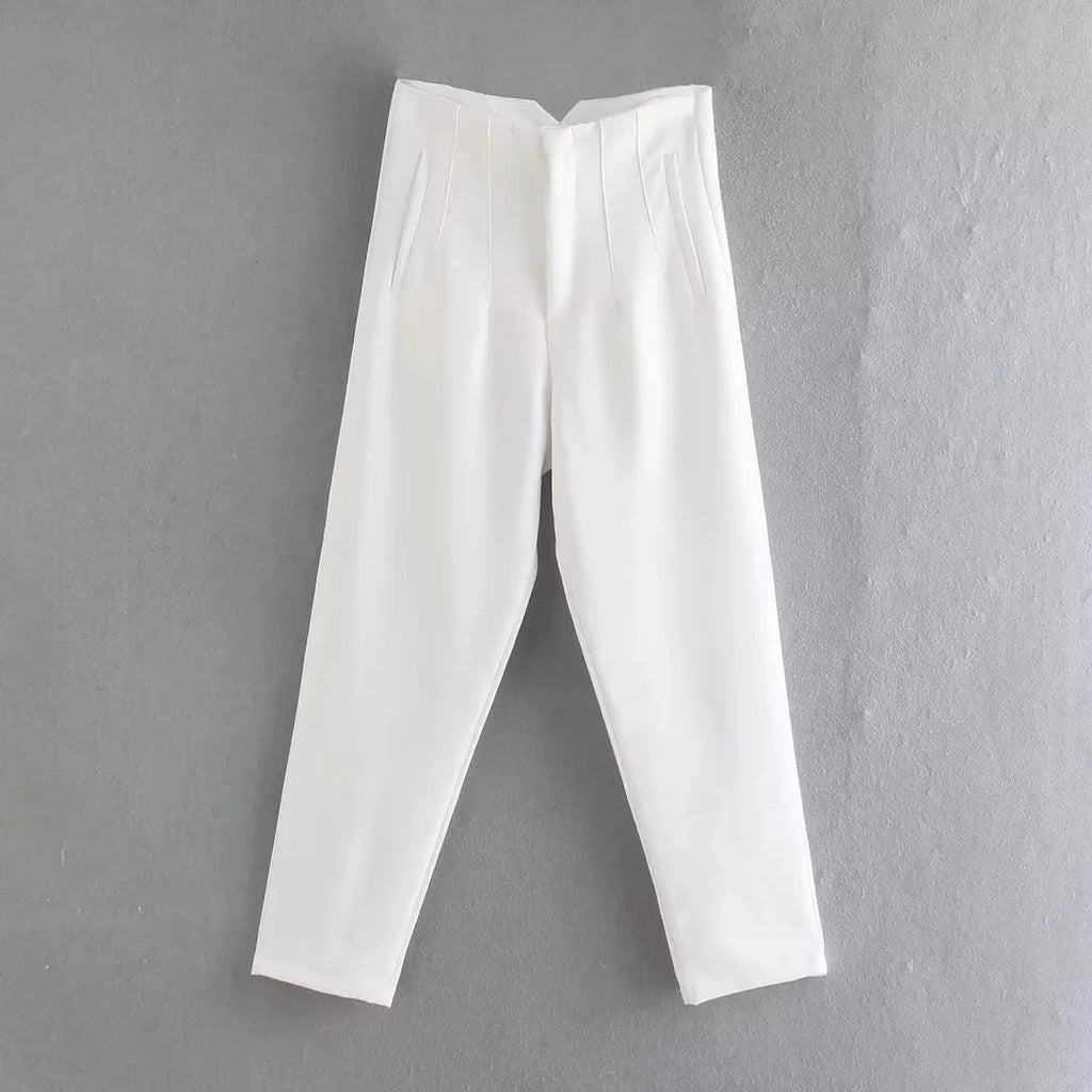 High Waist Pencil Pants | Wovetsa
