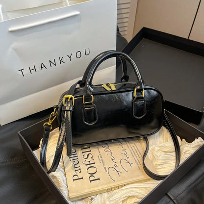 Vintage Mini PU Leather Shoulder Bag | Wovetsa