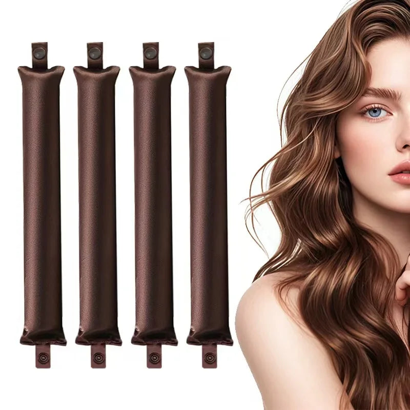 Heatless Satin Hair Curler Set | Wovetsa