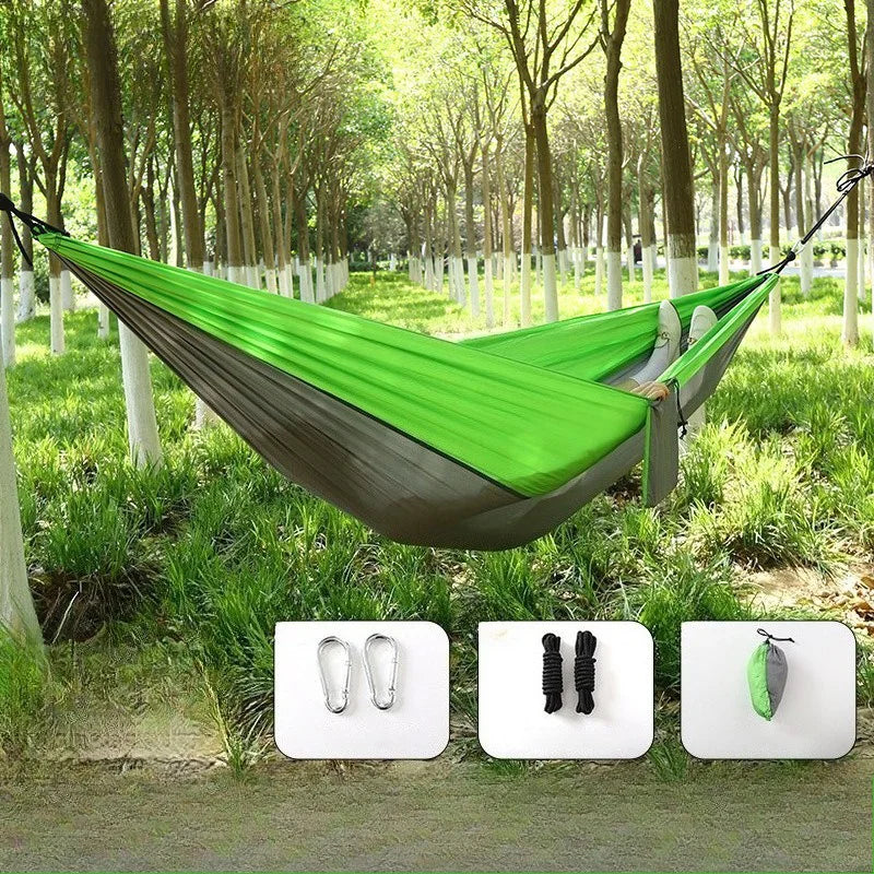 Lightweight Portable Camping Hammock with Tree Straps | Wovetsa