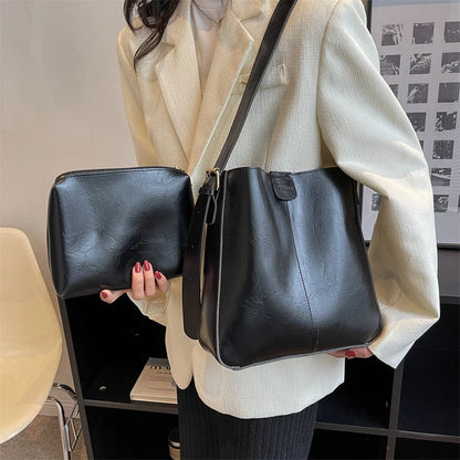 Retro Tote Bag & Small Purse Set | Wovetsa