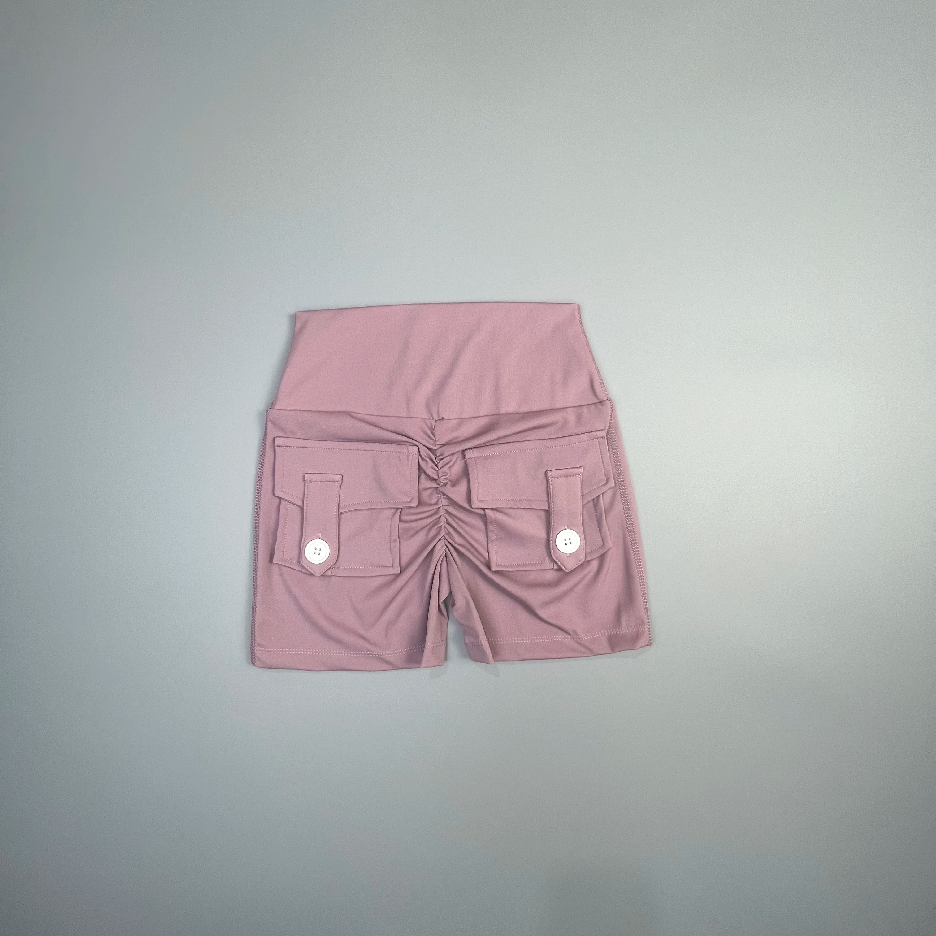 Peach Lift High-Waist Fitness Shorts | Wovetsa