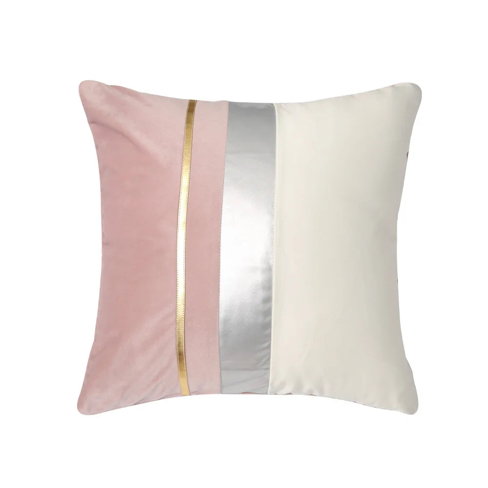 Velvet Patchwork Cushion Cover | Wovetsa