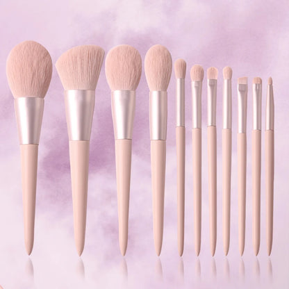 11-Piece Vegan Makeup Brush Set | Wovetsa