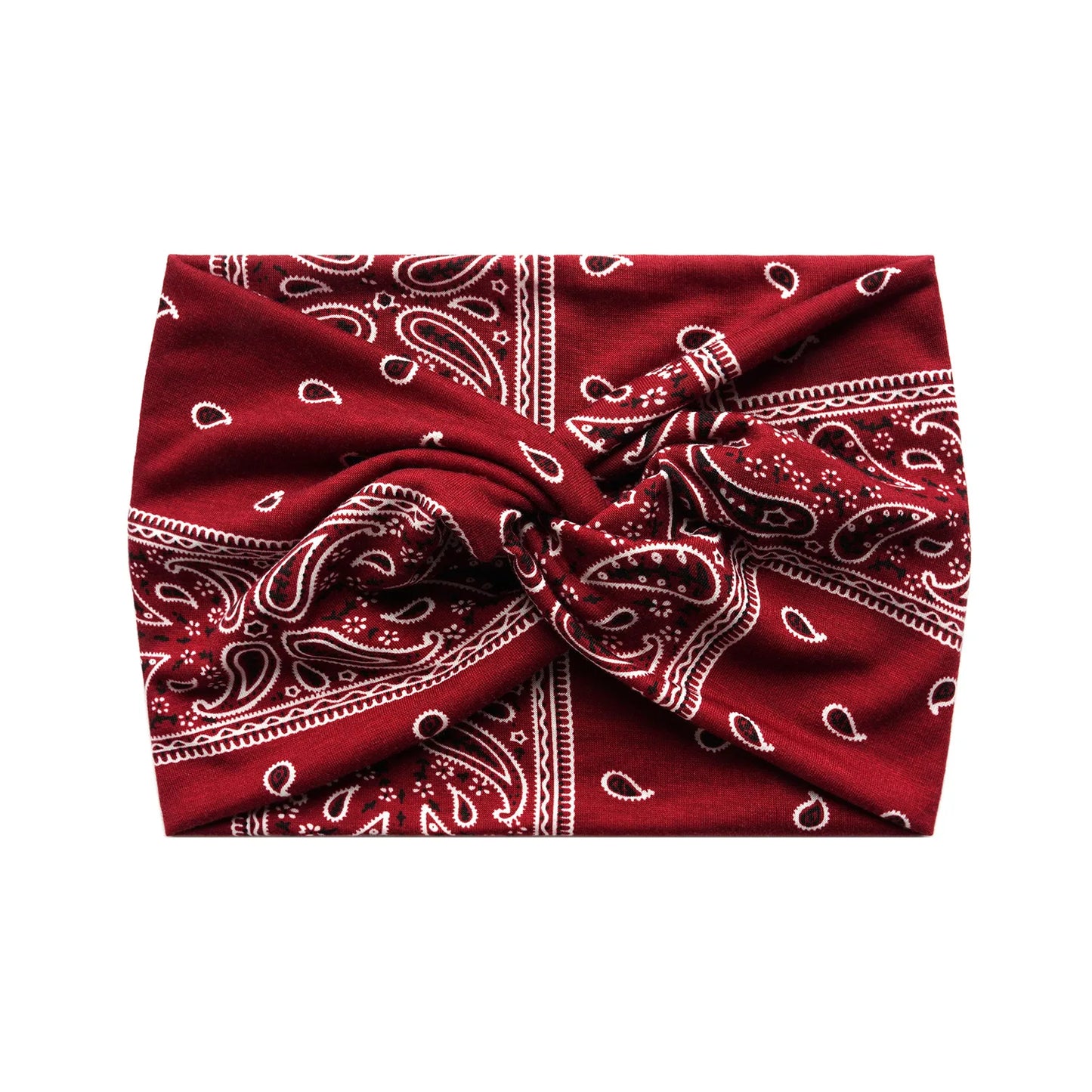Wide Twisted Turban Headband for Women — Boho Yoga Hair Band | Wovetsa
