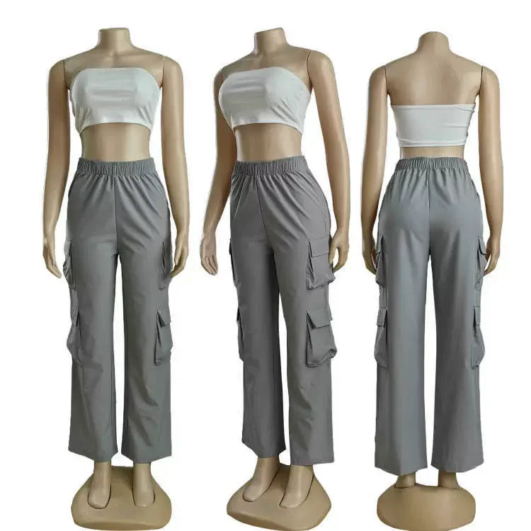 Straight Cargo Pants | Wovetsa