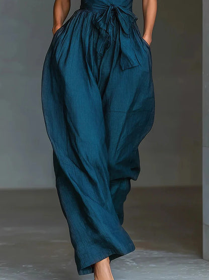 Women's Wide Leg Jumpsuit | Sophisticated Summer Resort Wear One Piece