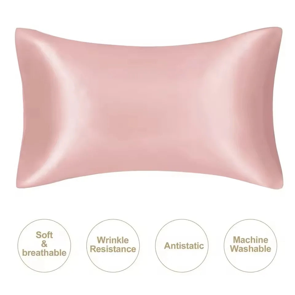 Silky Satin Pillowcase for Hair & Skin | Wovetsa
