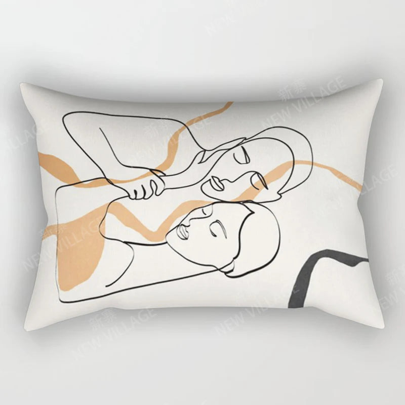 Boho Geometric Throw Pillow Cover | Wovetsa