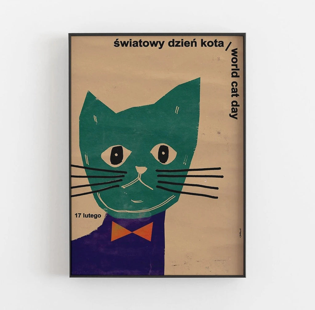 Modern Abstract & Funny Animal Canvas Wall Art Poster | Wovetsa