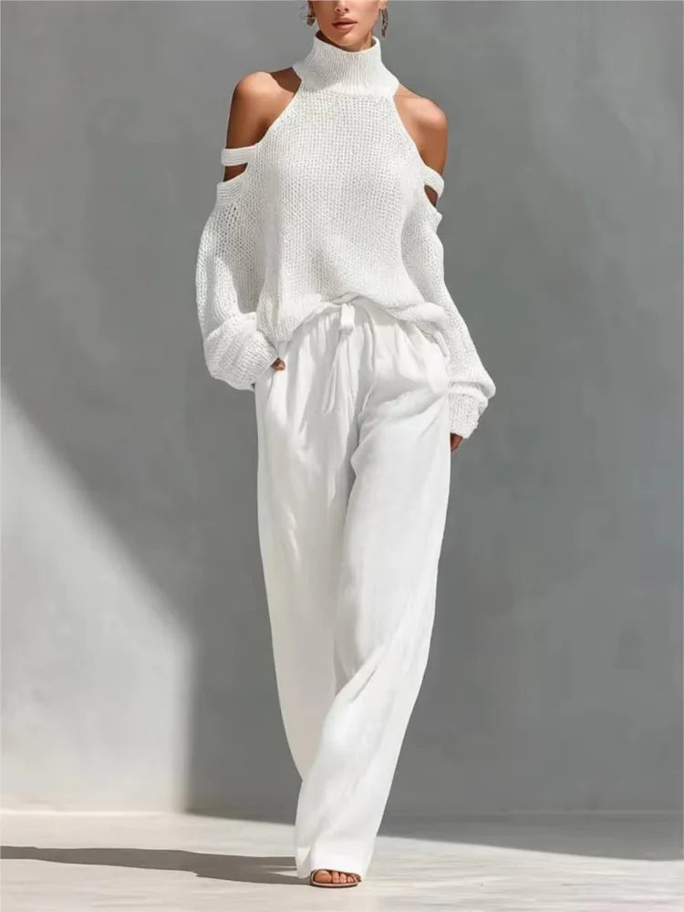 Knit Off-Shoulder Set | Wovetsa