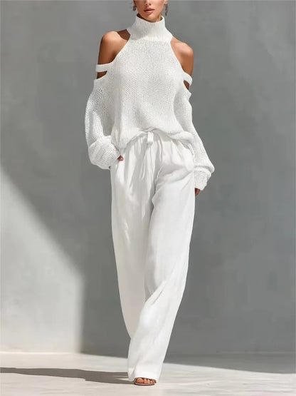 Knit Off-Shoulder Set | Wovetsa