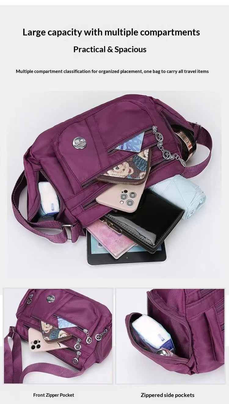 Oxford Waterproof Crossbody Bag | Wovetsa