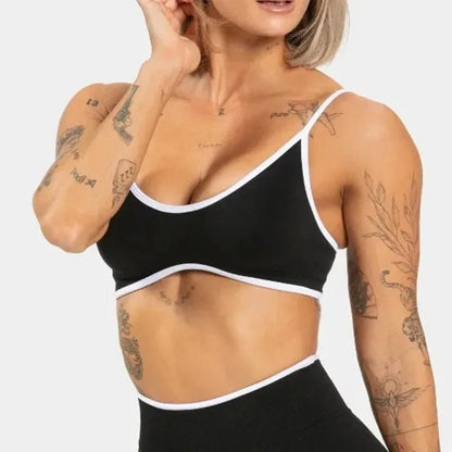 Backless Knit Sports Bra & Yoga Top | Wovetsa