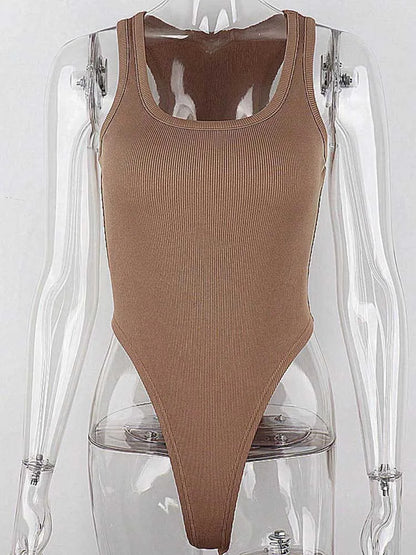 Slim Fit Knit Bodysuit | Wovetsa