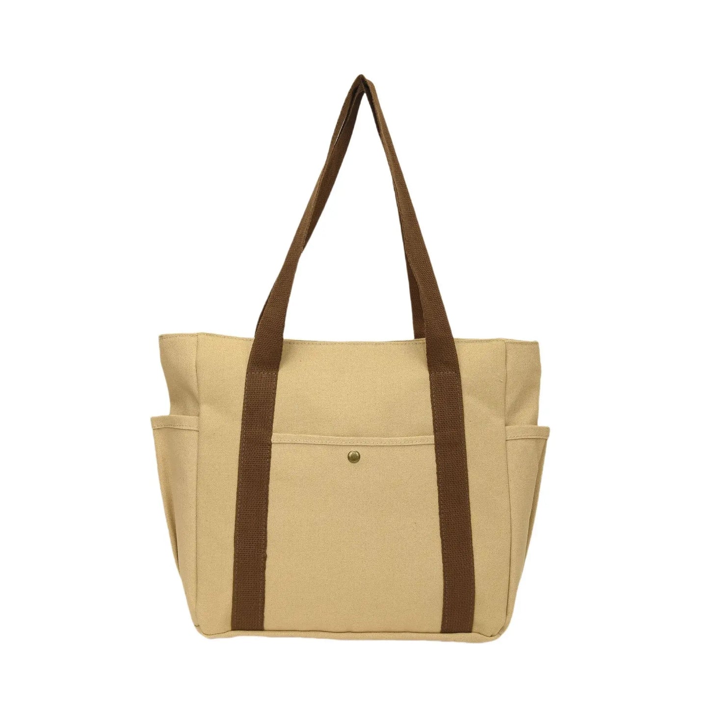 Canvas Shoulder Tote Bag | Wovetsa