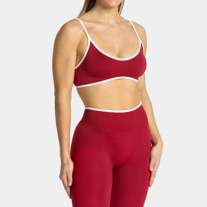Backless Knit Sports Bra & Yoga Top | Wovetsa