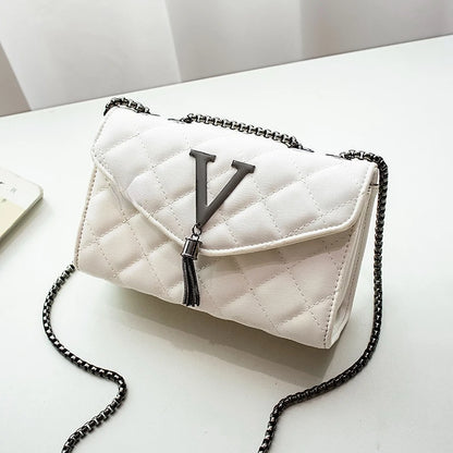 Quilted Plaid PU Flap Shoulder & Crossbody Bag | Wovetsa