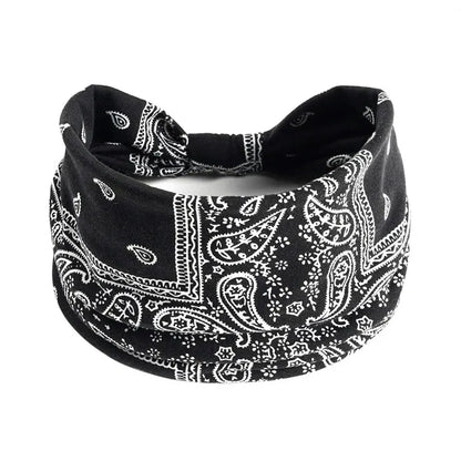 Bohemian Yoga Headband for Women — Sweat-Absorbing Hair Accessory | Wovetsa
