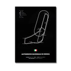 Formula 1 Racing Canvas Wall Art Print | Wovetsa