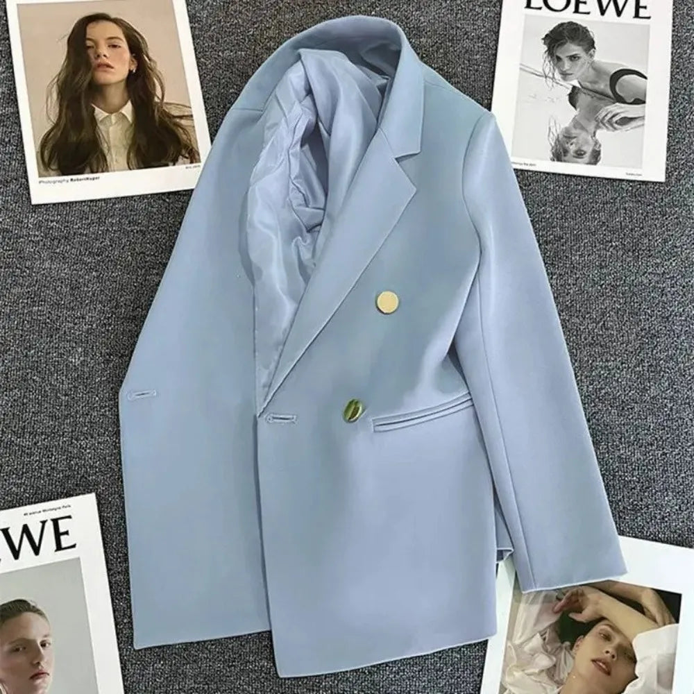 Double-Breasted Slim Blazer | Wovetsa