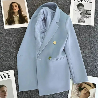 Double-Breasted Slim Blazer | Wovetsa