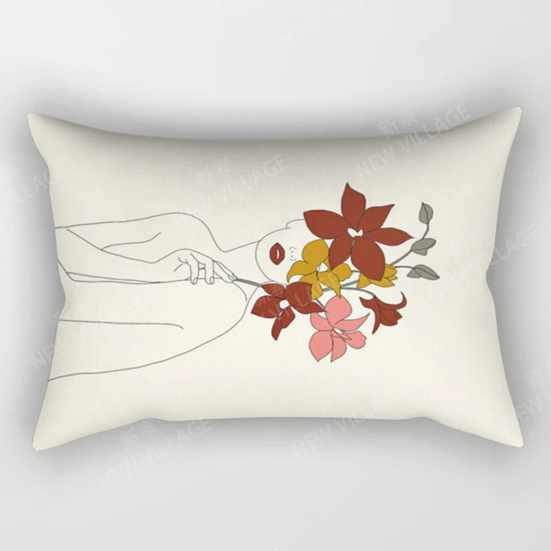 Boho Geometric Throw Pillow Cover | Wovetsa