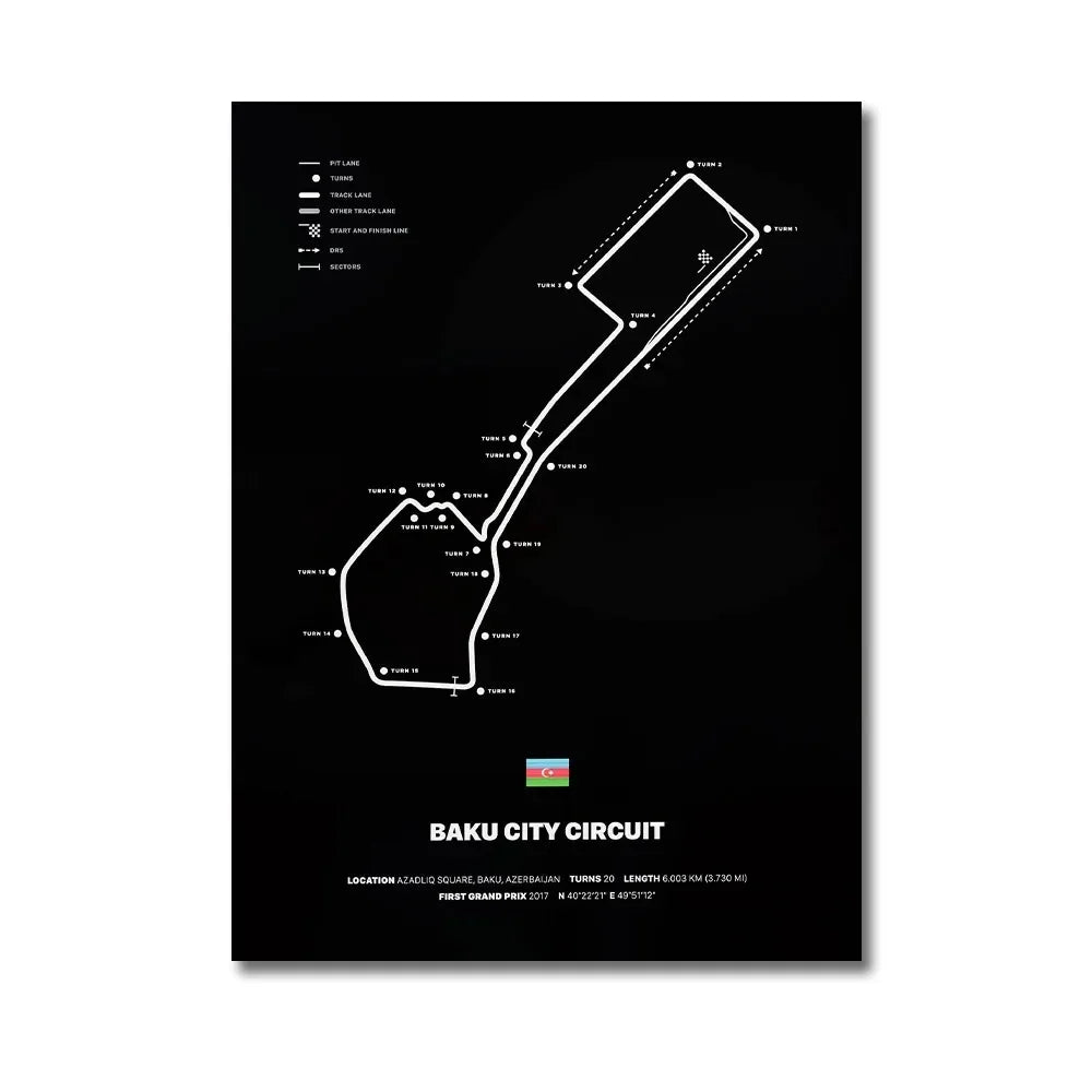 Formula 1 Racing Canvas Wall Art Print | Wovetsa