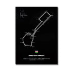 Formula 1 Racing Canvas Wall Art Print | Wovetsa