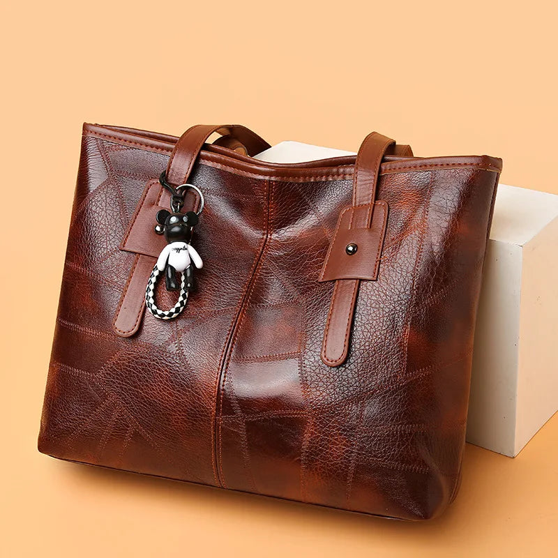 Large Capacity Square Tote Bag | Wovetsa