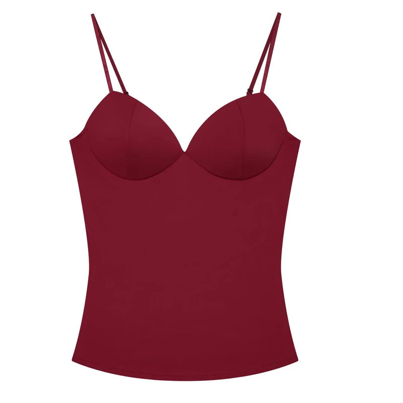 Corset Crop Camisole Top | Wovetsa