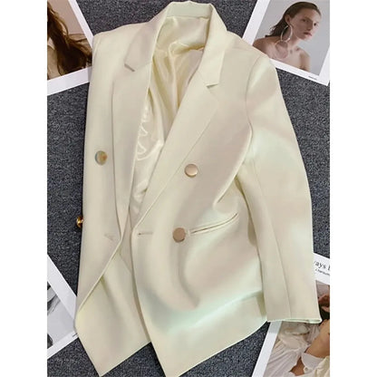 Double-Breasted Slim Blazer | Wovetsa