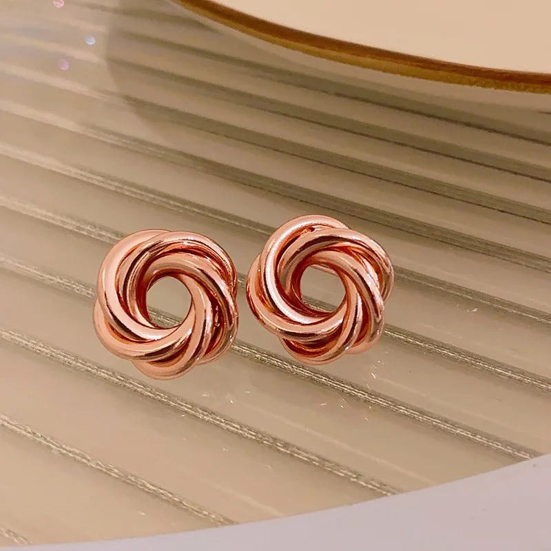 Multi-Layer Twisted Hoop Earrings | Wovetsa