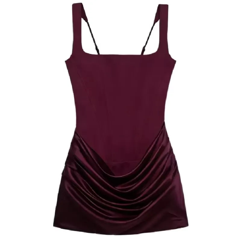 Backless Strap Tie Bodycon Mini Dress | Wovetsa